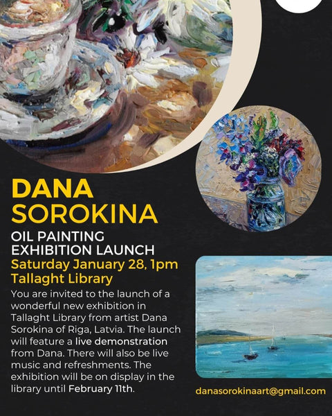 Solo Exhibition at Tallagh Library 23.01-12.02.2023