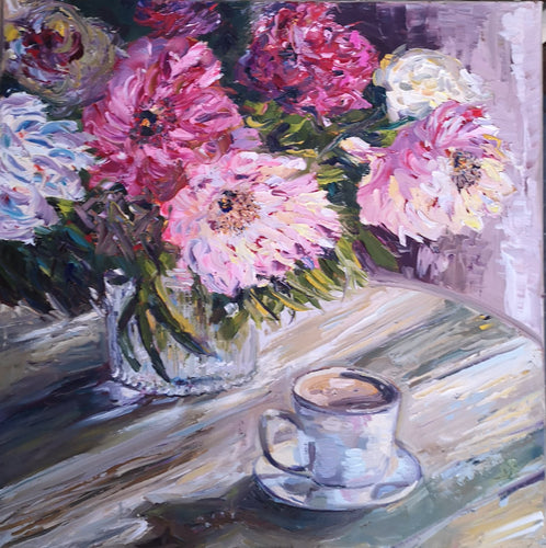 Morning cup of coffee